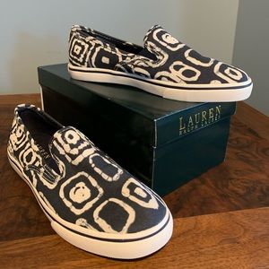 Lauren Janis Batik Tribal Sneakers - never worn